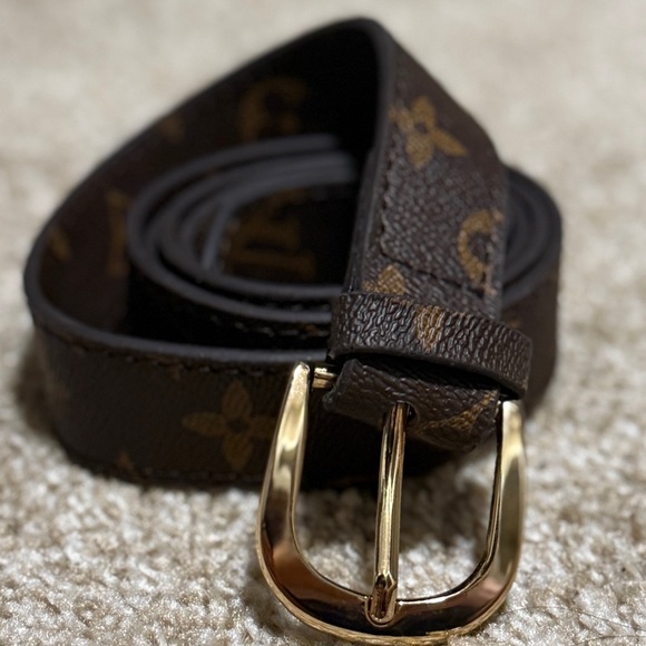 Louis Vuitton Brown Monogram Belt - Picture 1 of 5